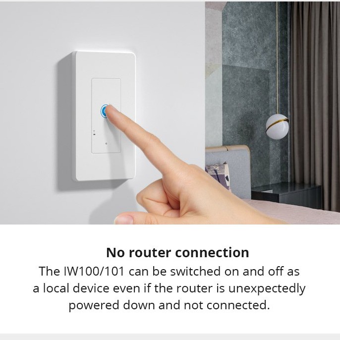 Công Tắc Sonoff IW101 US Kết Nối WiFi Thông Minh