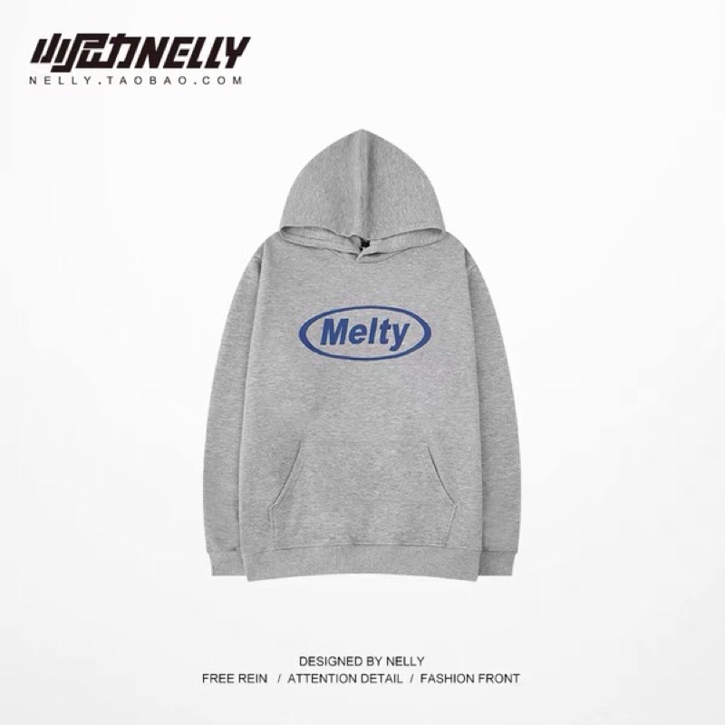 Áo hoodie nelly heybig nỉ lót lông sale (có sẵn) melty