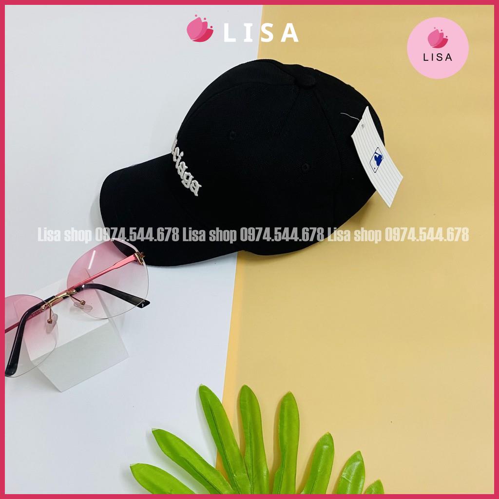 [CAO CẤP] Mũ lưỡi trai,nón kết Unisex thêu chữ, vải kaki dày dặn lên forrm chuẩn Lisa, M37 -- Lisa