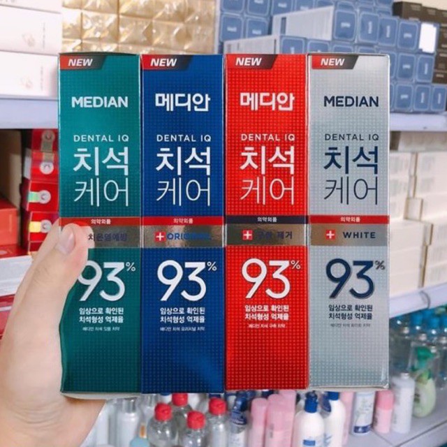 Kem Đánh Trắng Răng MEDIAN 93% Tooth-Paste 120gr