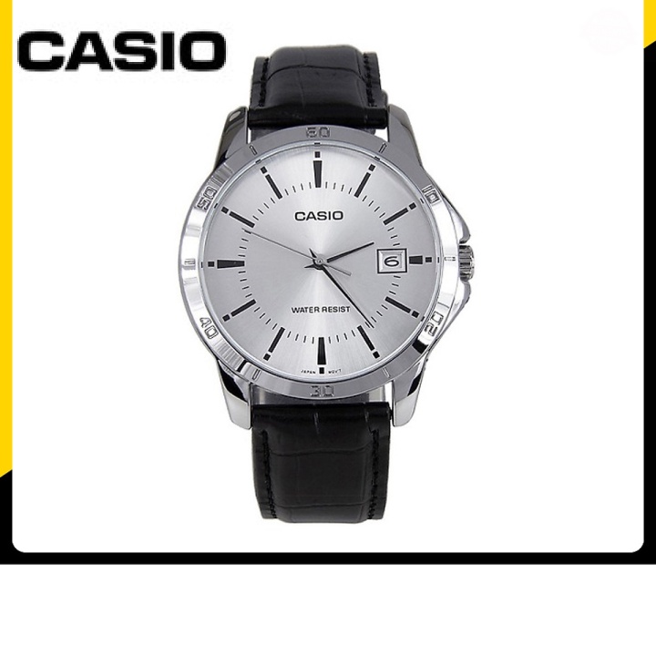 Đồng hồ nam dây da Casio MTP-V004L-7AUDF