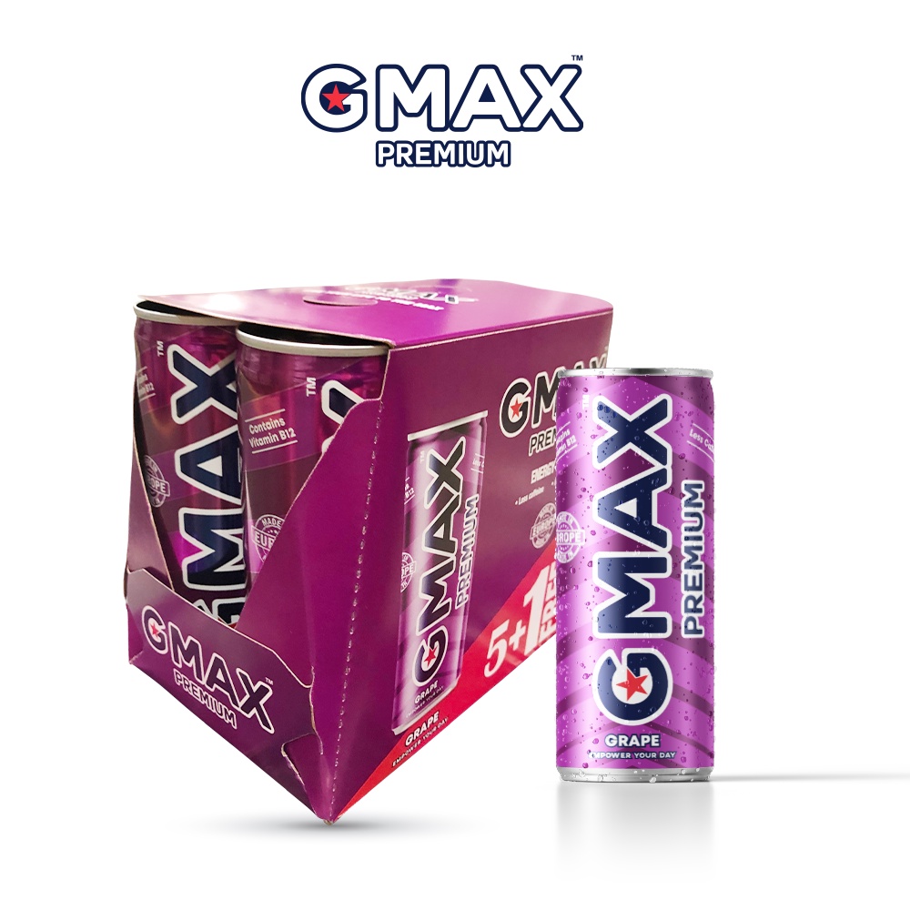 Nước tăng lực Gmax Premium vị Nho