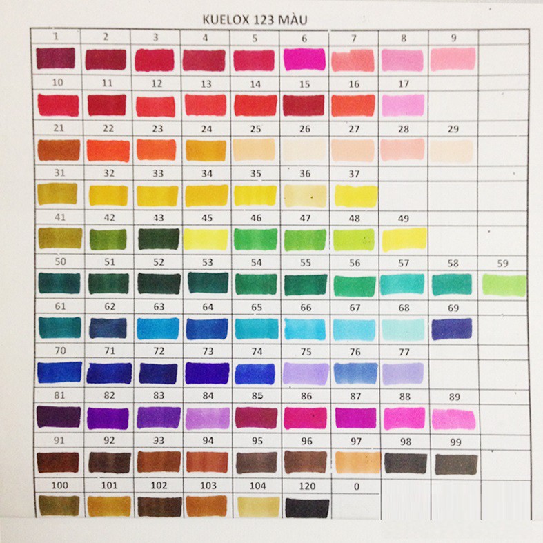 Bút Marker Fine Colour Kuelox Set 72 Màu