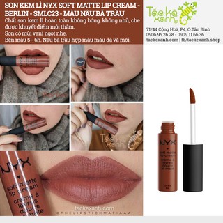 Son kem lì NYX Soft Matte - Berlin SMLC23