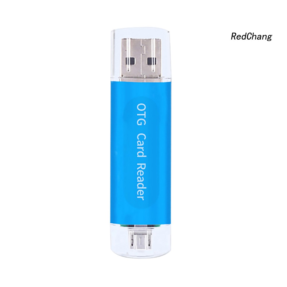 Đầu Đọc Thẻ Nhớ Usb 2.0 Otg 2 Trong 1 Cho Pc / Android