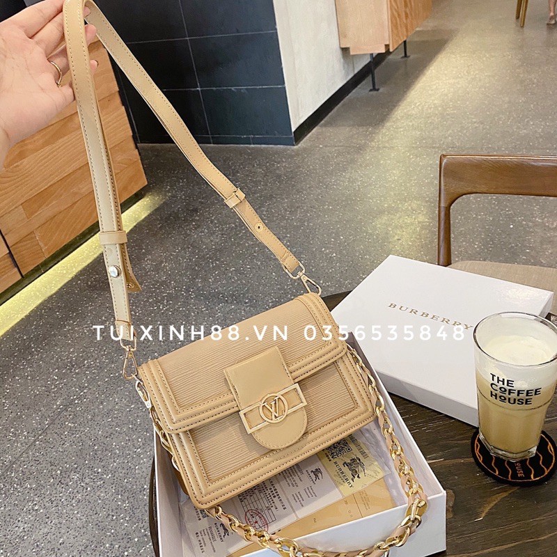 Túi xách nữ Dauphin da sần đẹp thời trang phong cách Hàn quốc