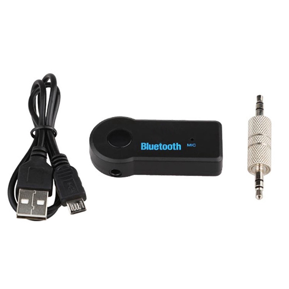 Mini Wireless Bluetooth Receiver 3.5mm Jack Car kit Audio Music Adapter