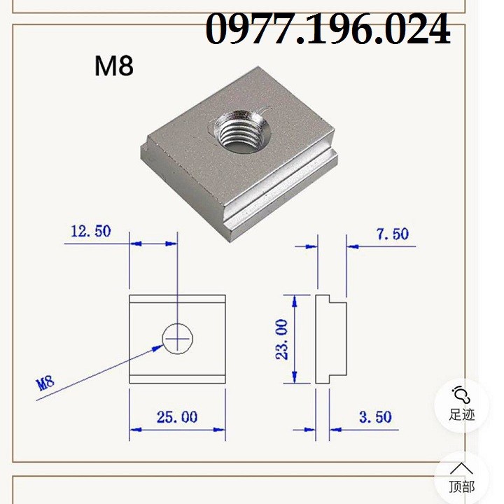 Thanh trượt nhôm chế bàn cưa chất liệu cao cấp