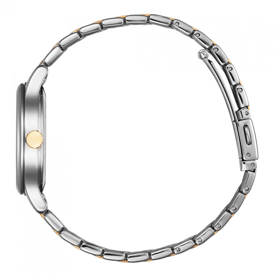 Đồng Hồ Nữ Citizen Đính Đá Swarovski Dây Thép Không Gỉ EM0896-89Y - Mặt Xà Cừ