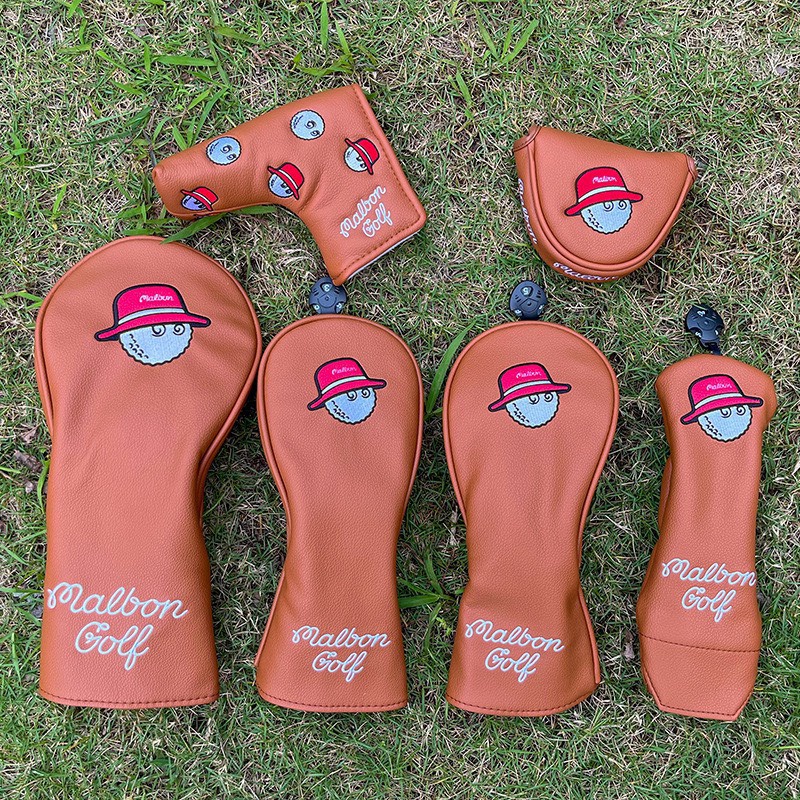 MALBON GOLF Set Cover gậy golf Malbon da PU cao cấp - CG009