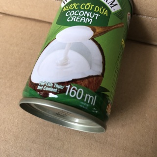 Lon Nước Cốt Dừa WonderFarm 160ml