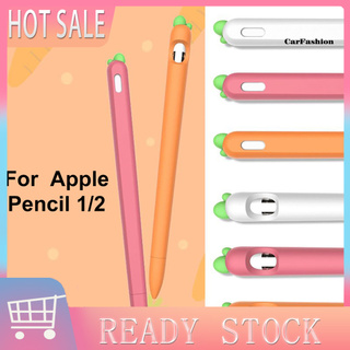 Vỏ Bảo Vệ Bút Cảm Ứng Hình Củ Cà Rốt Đáng Yêu Cho Apple Pencil 1 / 2