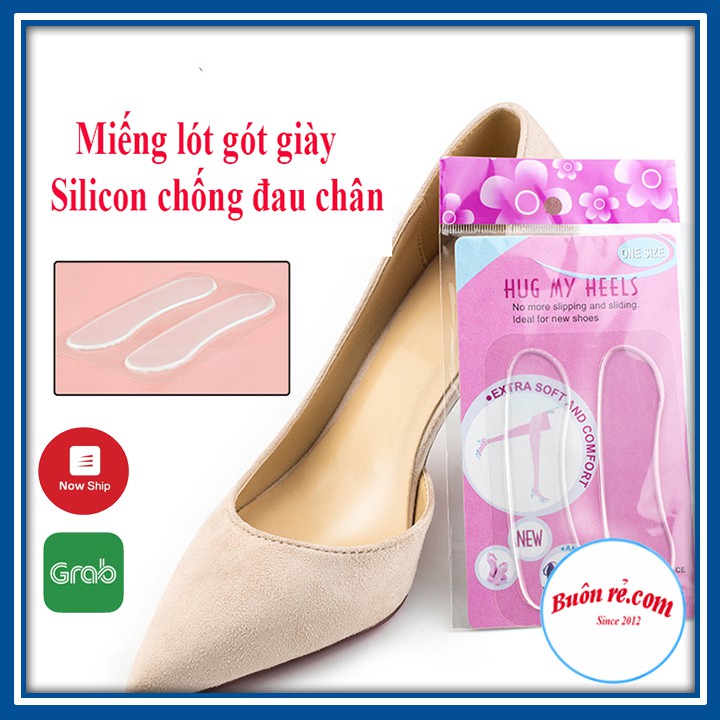 Miếng lót gót giày silicon chống đau chân, chống trầy xước 00064 _ Buonrecom