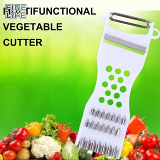 [12.24]PP+ Stainless Steel Large Multi-Functional Vegetable Cutter Five-in-One Peeler