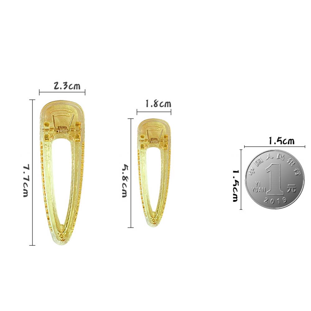 Kẹp Tóc Bằng Nhựa Nhiều Màu Dễ Thương Cho Nữ