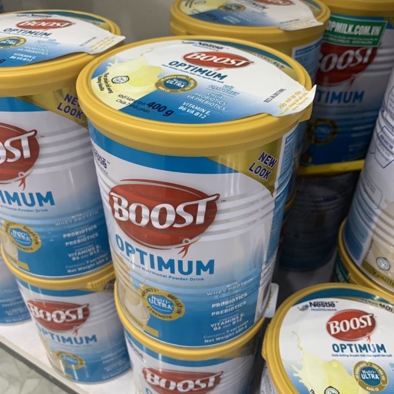 Sữa bột Boost Optimum 400g – dinh dưỡng thúc đẩy phục hồi sức khỏe
