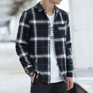 Áo sơ mi caro nam form rộng unisex (full ảnh thật)