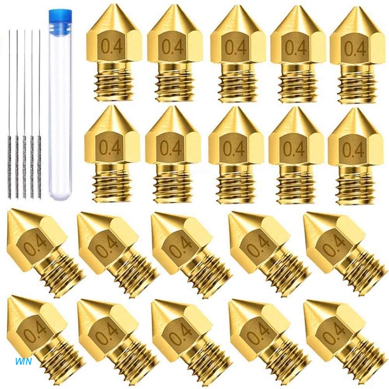 Bộ 25 Đầu Phun Mk8 0.4mm Thay Thế Cho Máy In 3d