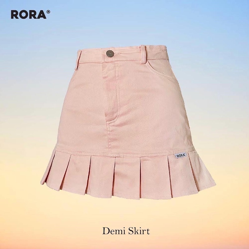 Chân váy DEMI Skirt - chân váy Kaki form chữ A