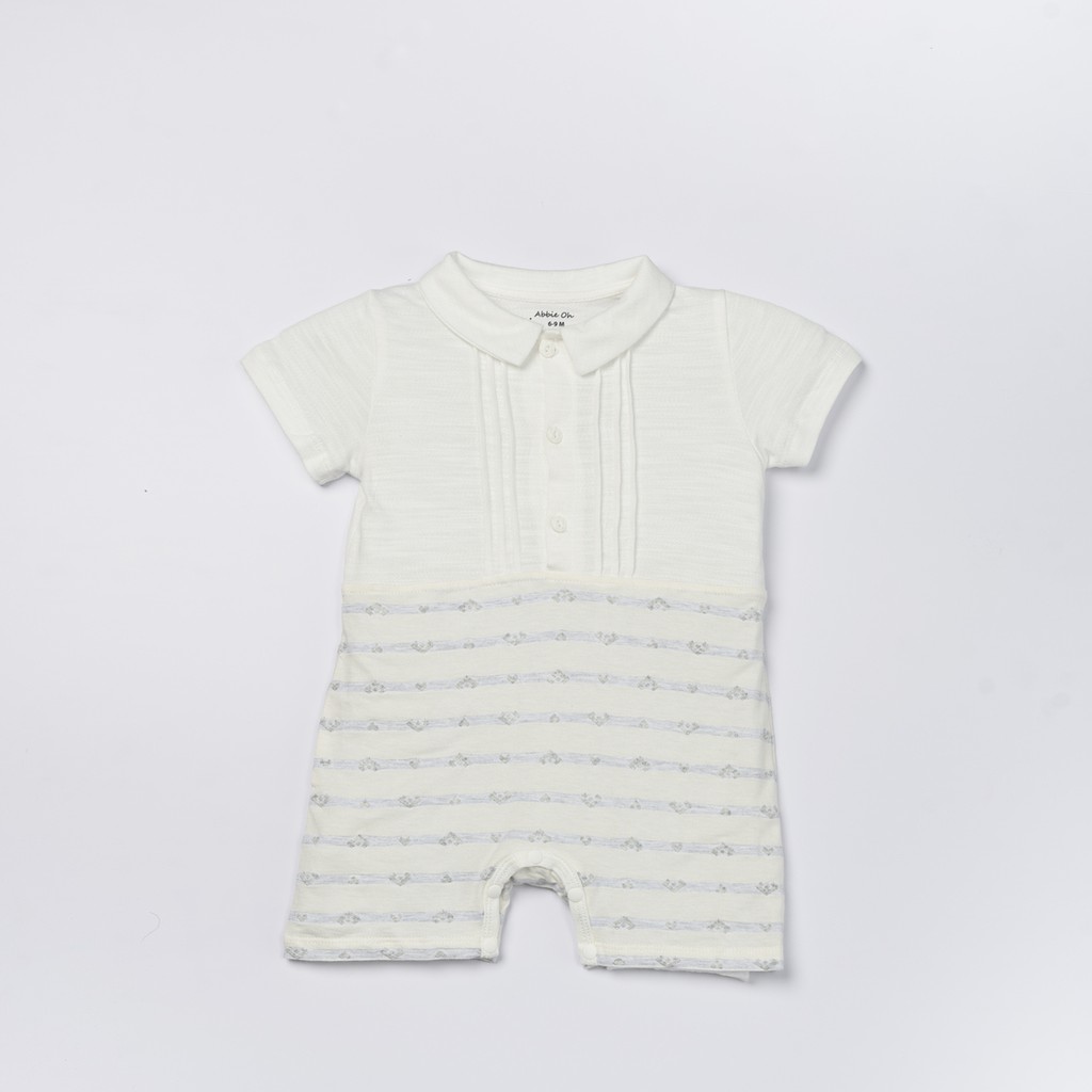 Bộ quần áo Liền Có Cổ Cho Bé | 0-3 tuổi | Abbieoh | B044 SS19