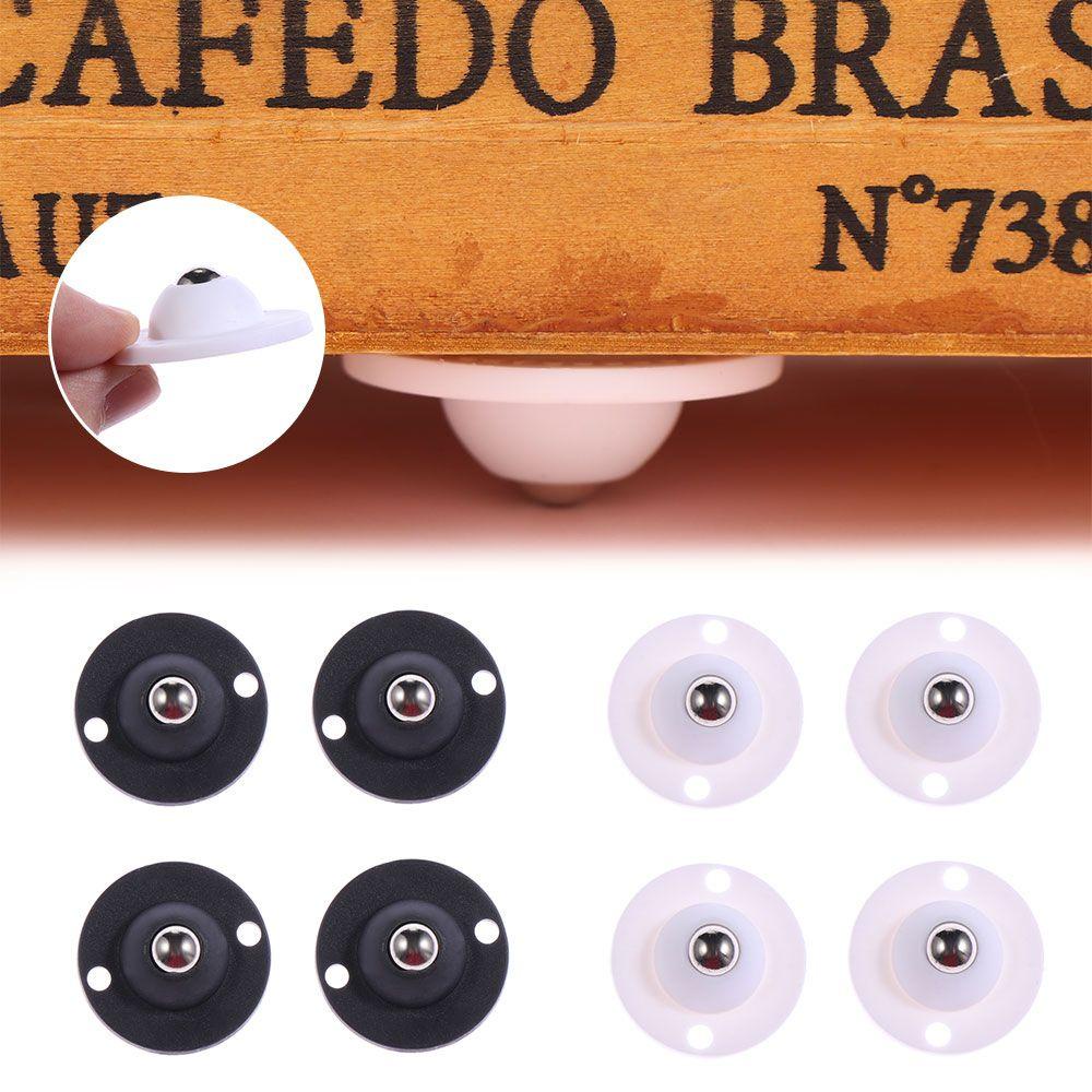 Bánh Xe Ròng Rọc Mini Xoay 360 Độ Tự Dính Bằng Thép Không Gỉ Không Gây Tiếng Ồn Thông Dụng