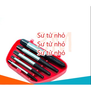 Bộ Tháo Bu Lông Ốc Vít-5 Mũi (Tháo Khoét Ốc Gẫy Trờn Ren )
