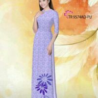 Vải áo dài in 3D cả bộ