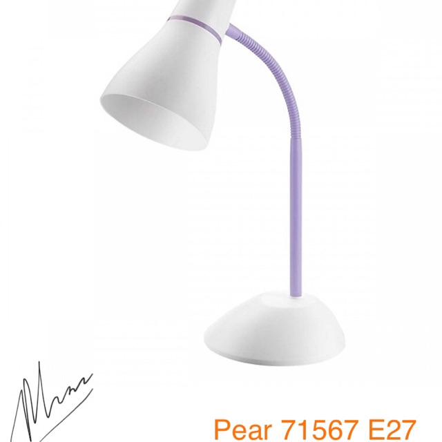 Đèn bàn Pear 71567 sử dụng bóng đui E27 (Bao gồm bóng Led Bulb Mycare 6w) |Philips chính hãng|