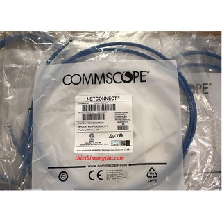 Dây mạng commscope 0.5m Cat6 2Feet Blue