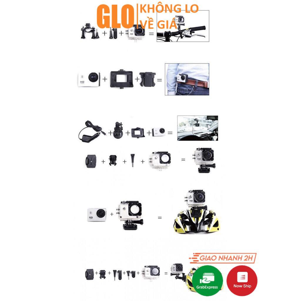 Camera Hành Trình Xe Máy Giá Rẻ Ngoài Trời Chống Nước Quay Phim Độ Nét Cao A9 SJ4000