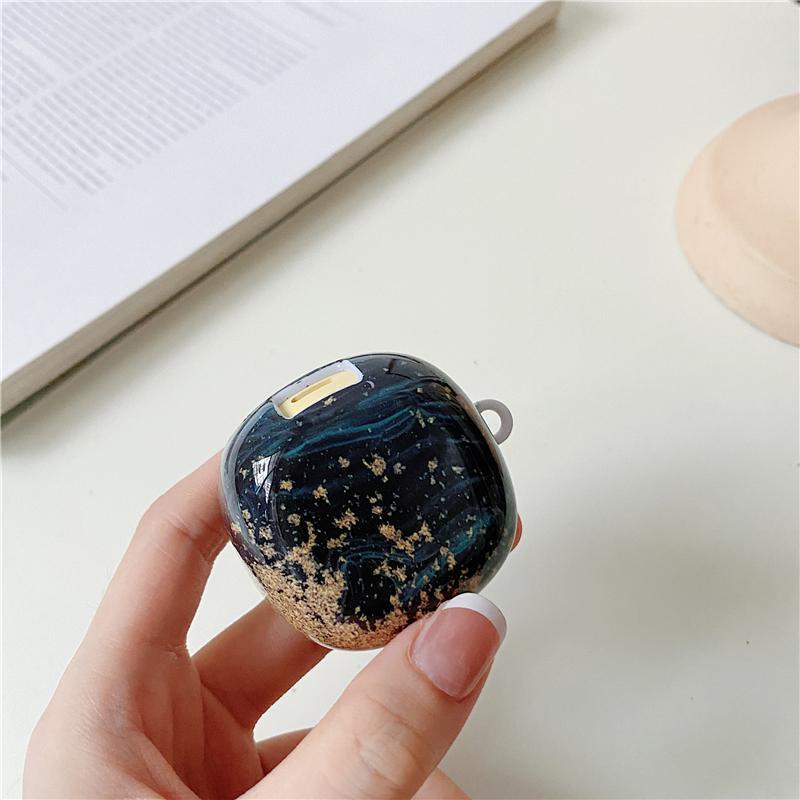 Vỏ bảo vệ hộp sạc tai nghe họa tiết đá cẩm thạch cao cấp thích hợp cho Baseus Encok TWS WM01 Wm01