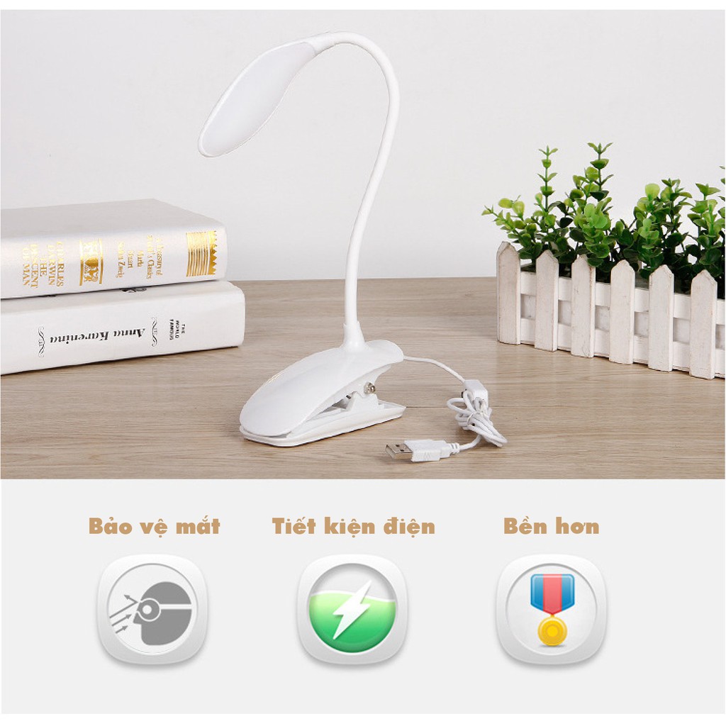 [GÍA BAO RẺ] Đèn Led chống cận thị cho bé yêu kẹp bàn