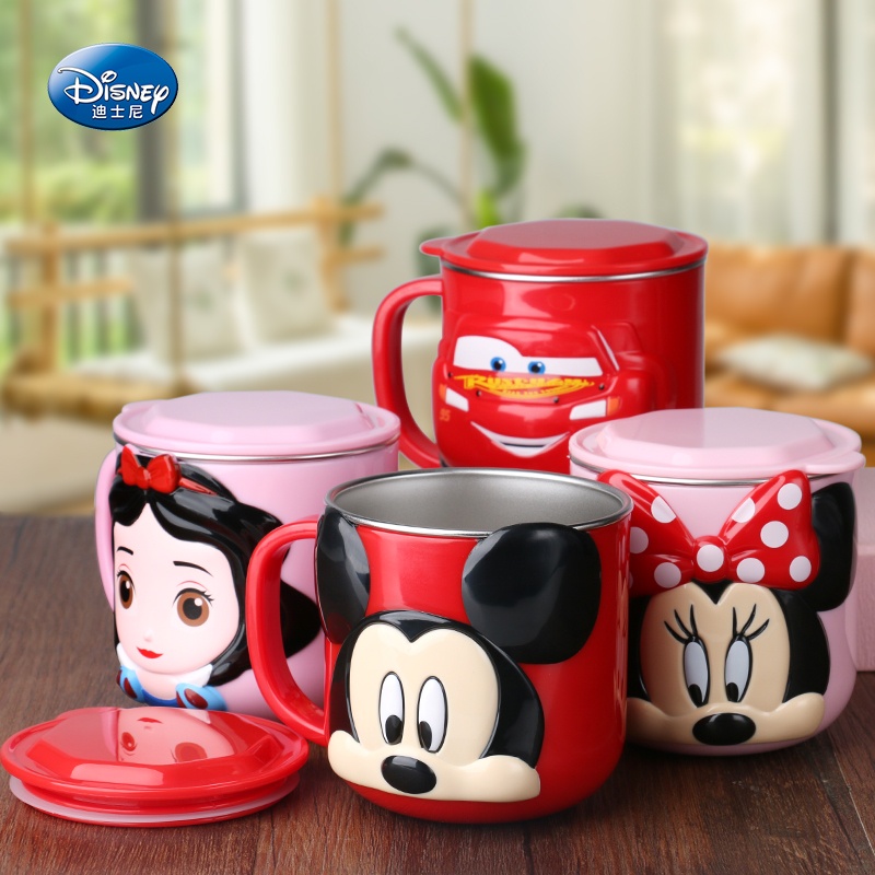 Ly Inox giữ nhiệt 3D - Disney cho bé