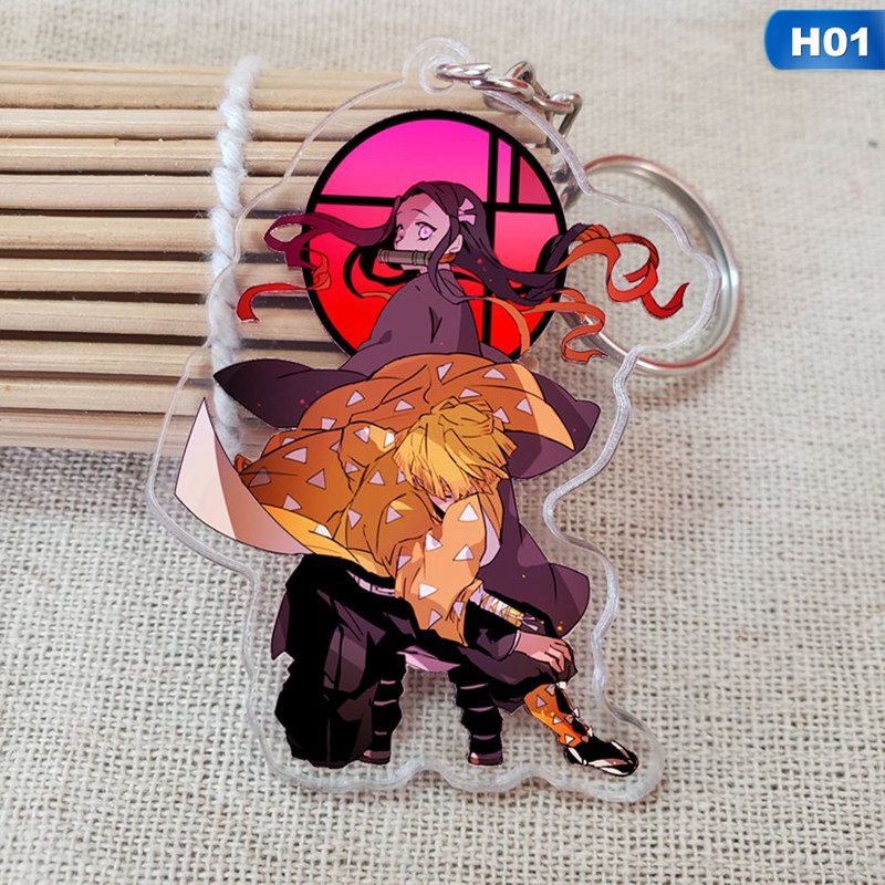 Móc khóa hình nhân vật hoạt hình Kimetsu No Yaiba dễ thương
