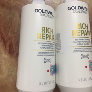 Xả siêu chữa trị goldwell mẫu mới 1000ml