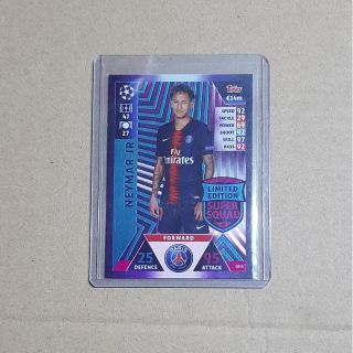 Thẻ Match Attax nước ngoài Neymar JR phiên bản Limited Edition