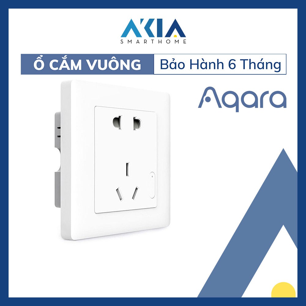 Ổ cắm điện âm tường thông minh Aqara ZigBee tương thích Apple HomeKit