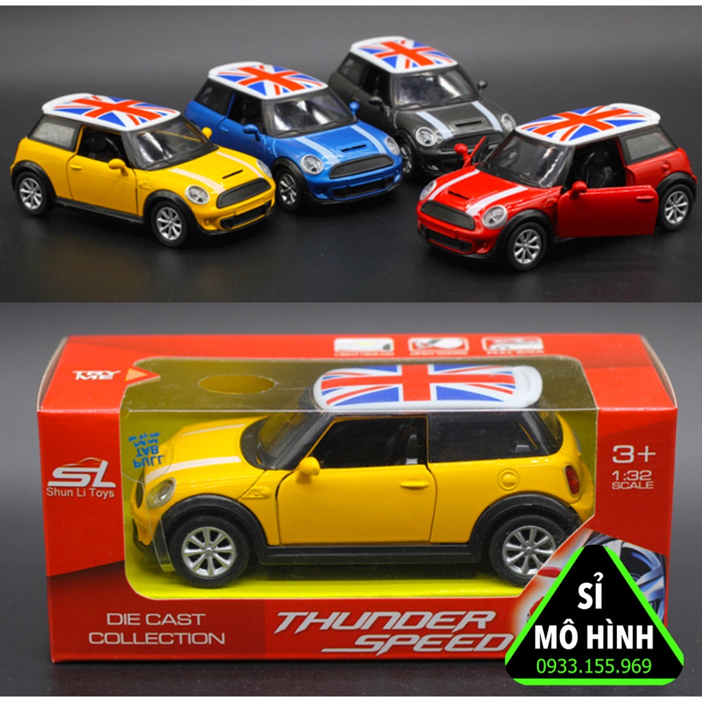 Mô hình xe sedan Mini Cooper 1:36