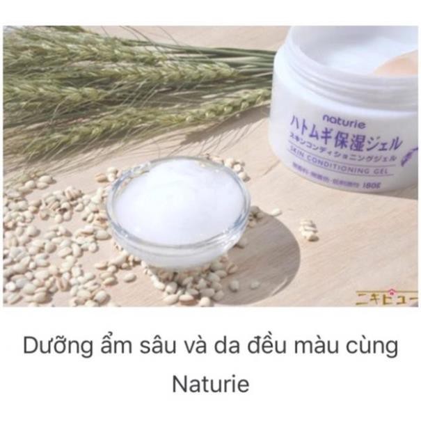 Kem Dưỡng Naturie Skin Conditioning Gel 180g Nhật Bản Dưỡng Ẩm Mịn Da Sáng Cải Thiện Các Dấu Hiệu Lão Hóa .