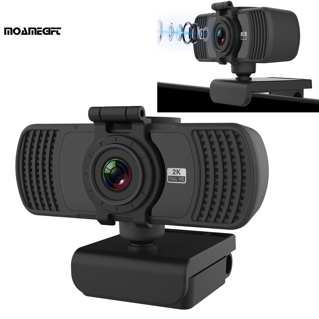 Webcam 2K tự động lấy nét có micro cho Mac Laptop/quay phim trực tiếp | BigBuy360 - bigbuy360.vn