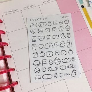 S055 - STICKER TRANG TRÍ PLANNER - BULLET JOURNAL