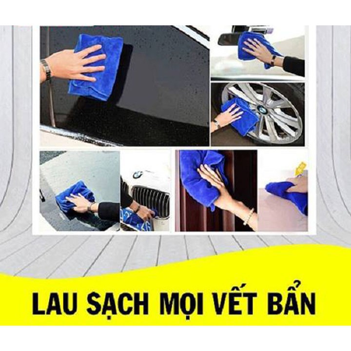 Khăn lau xe ô tô chuyên dụng ko có bụi