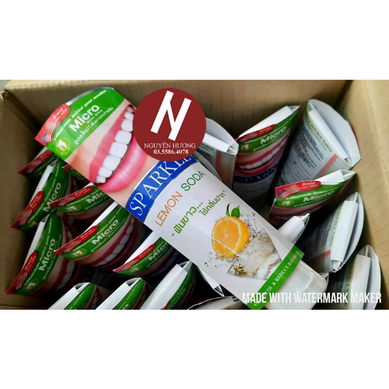 Kem đánh răng Sparkle 100g THÁI LAN | Siêu trắng răng