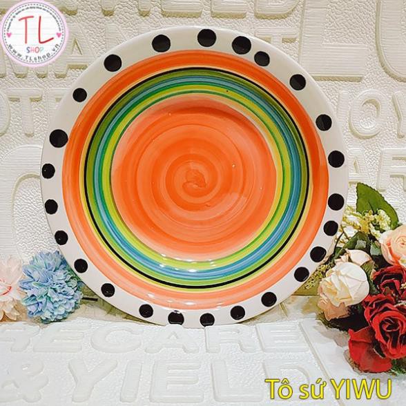TÔ SỨ YIWU – HỌA TIẾT HÌNH TRÒN VÀ HỌA TIẾT CHẤM BI