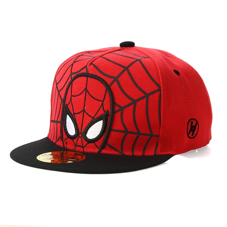 Mũ Lưỡi Trai Chất Liệu Cotton In Họa Tiết Hoạt Hình Captain America Thời Trang Cho Bé Trai