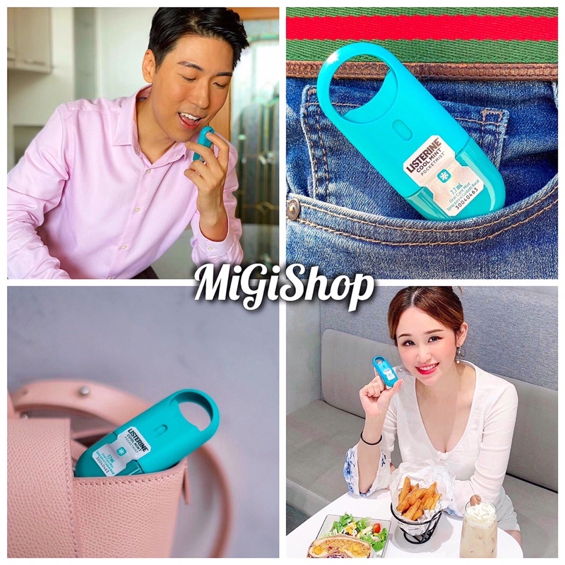 [Hàng Mỹ] Xịt Thơm Miệng Listerine Pocketmist 7,7ml