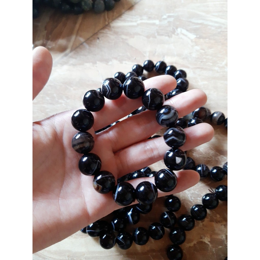 [Mã FAJGT8 giảm 15% đơn 99K] Vòng Tay Đá Phong Thủy Nâu Đen Vân Cho Nam Phong Cách Thời Trang | BigBuy360 - bigbuy360.vn