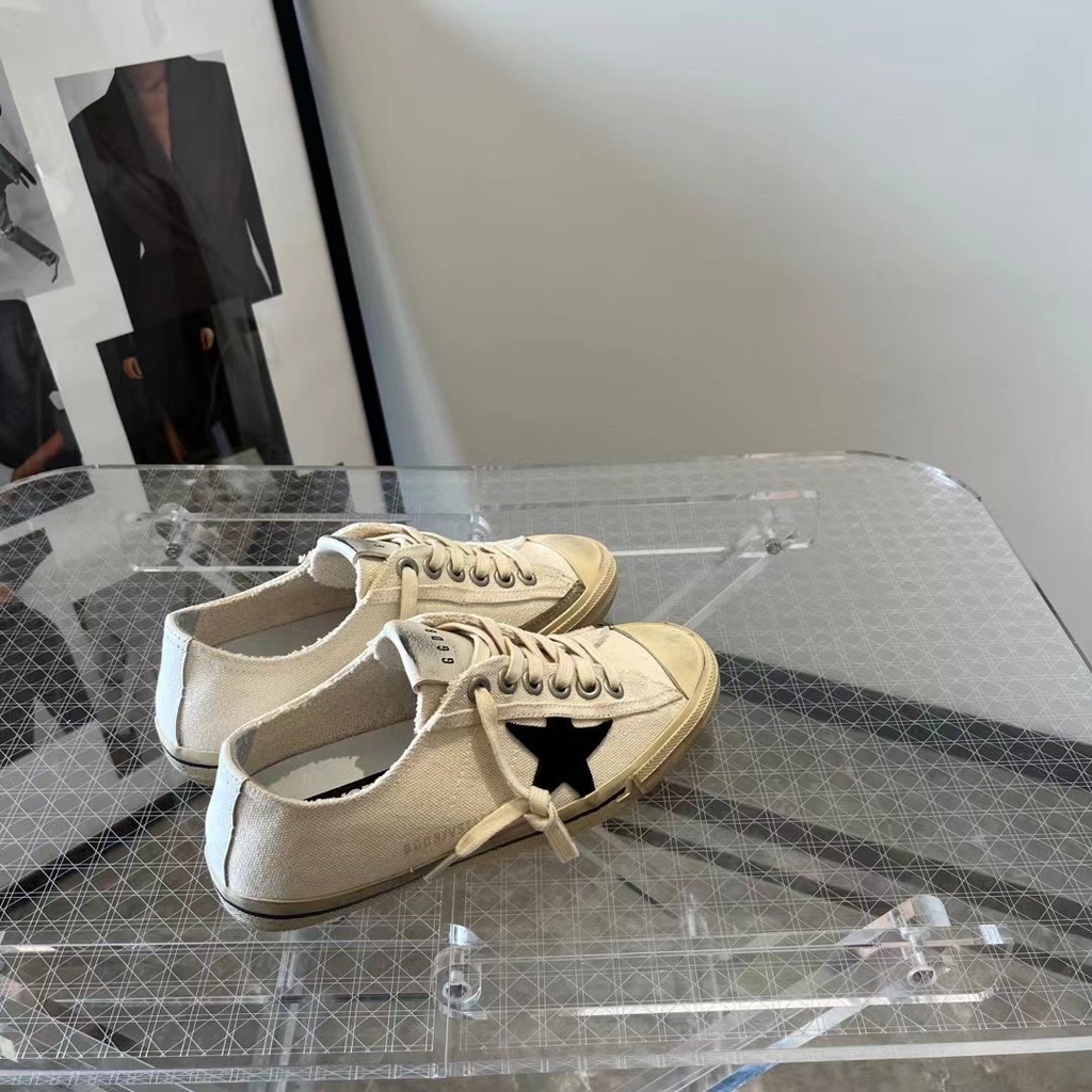 Giày thể thao da thật thời trang cao cấp Golden Goose nam nữ phong cách đường phố