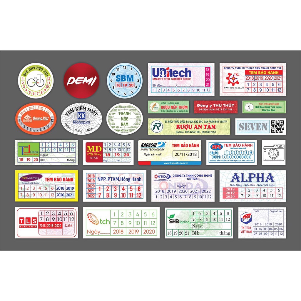 In tem bảo hành, tem vỡ, tem niêm phong theo yêu cầu | BigBuy360 - bigbuy360.vn