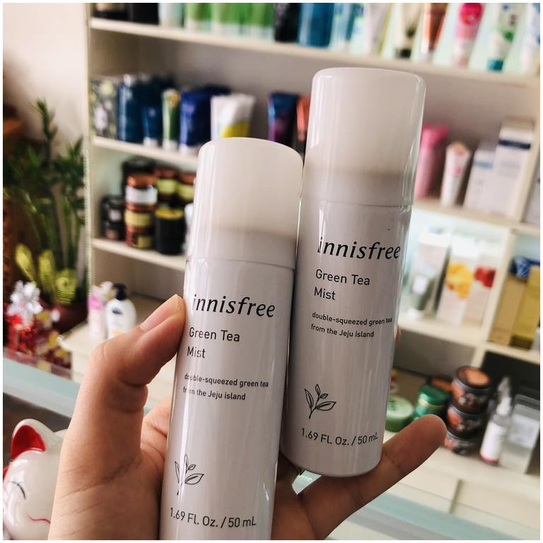 NƯỚC XỊT KHOÁNG TRÀ XANH INNISFREE green tea mineral mist 50ML +150ML | BigBuy360 - bigbuy360.vn